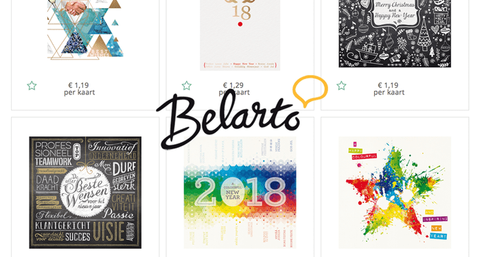 drukkerij voor kerstkaarten van belarto
